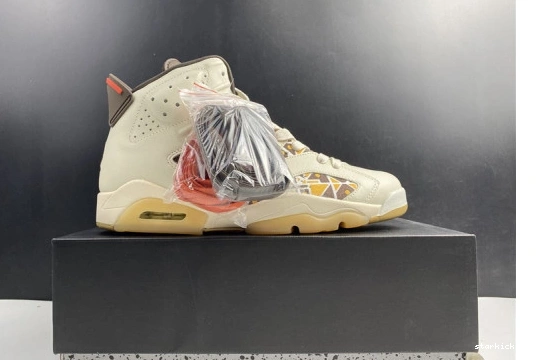 Retro Sail CZ4152-100 (2020) Quai54 Air 6 CZ4152-100 Brown Jordan 1102